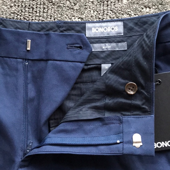 NWT! Bonobos Slim Fit Flat Front Dress Pants! - Picture 3 of 6